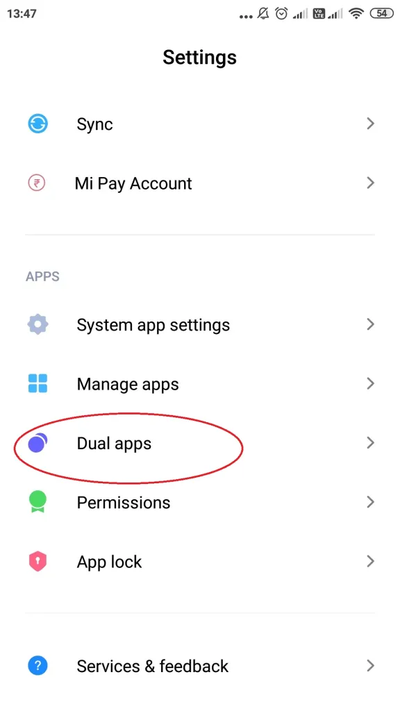 Redmi Dual Apps